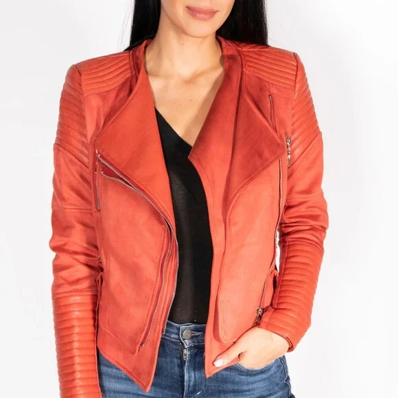 Biker Jacket - Rust - Picture 2 of 6